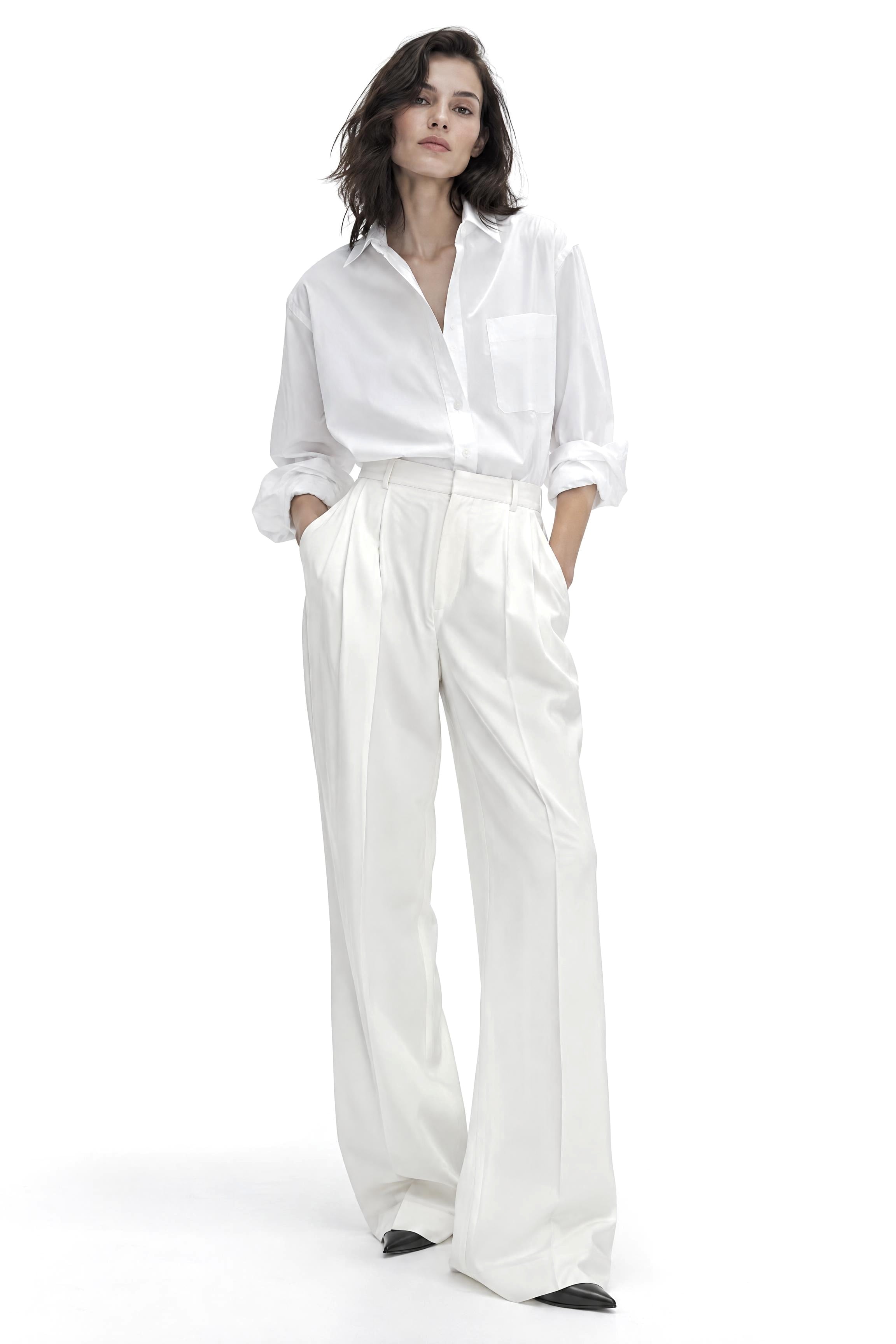 Poplin Column Shirt