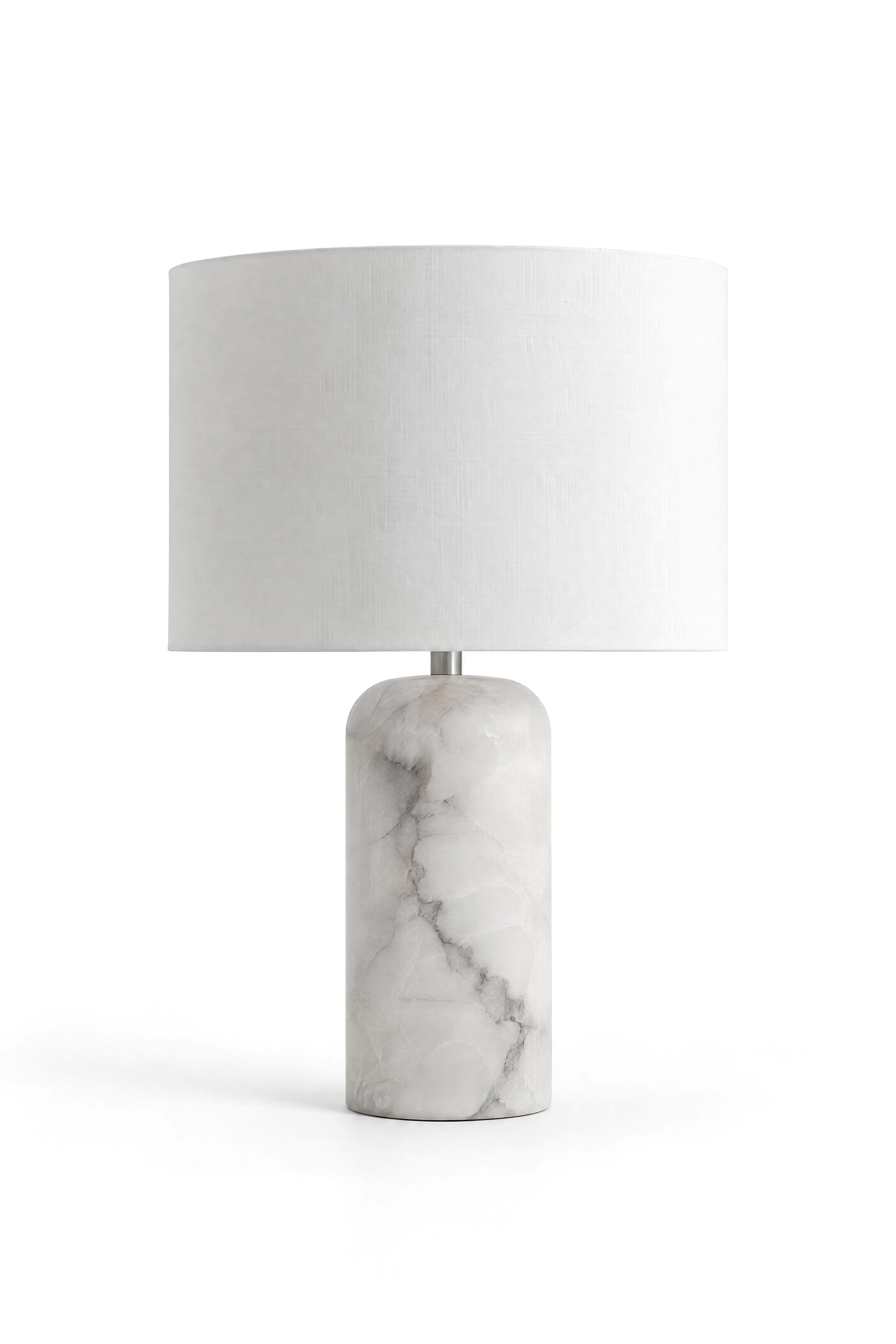 Alabaster Table Lamp — Natural