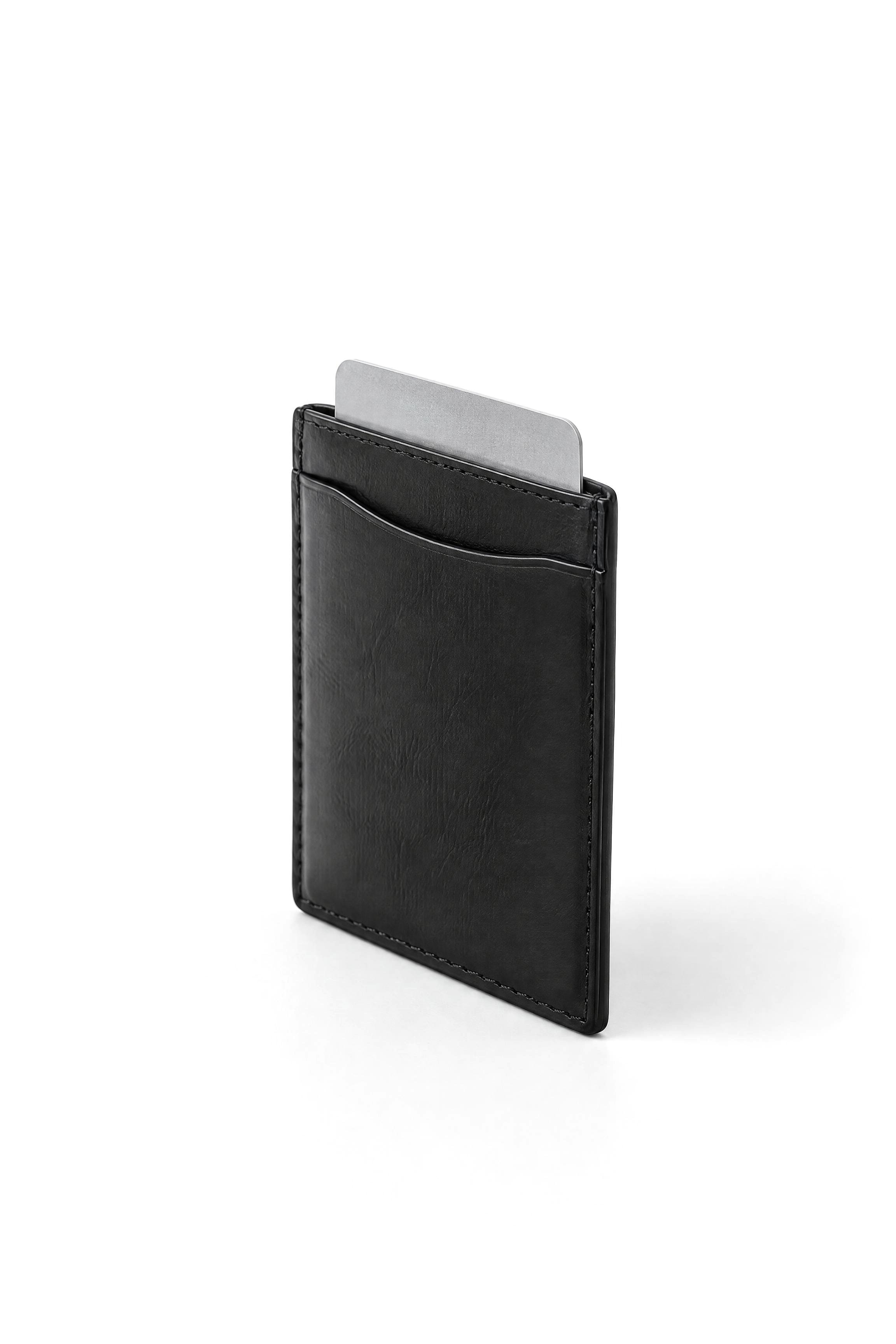 Leather Card Holder — Ink
