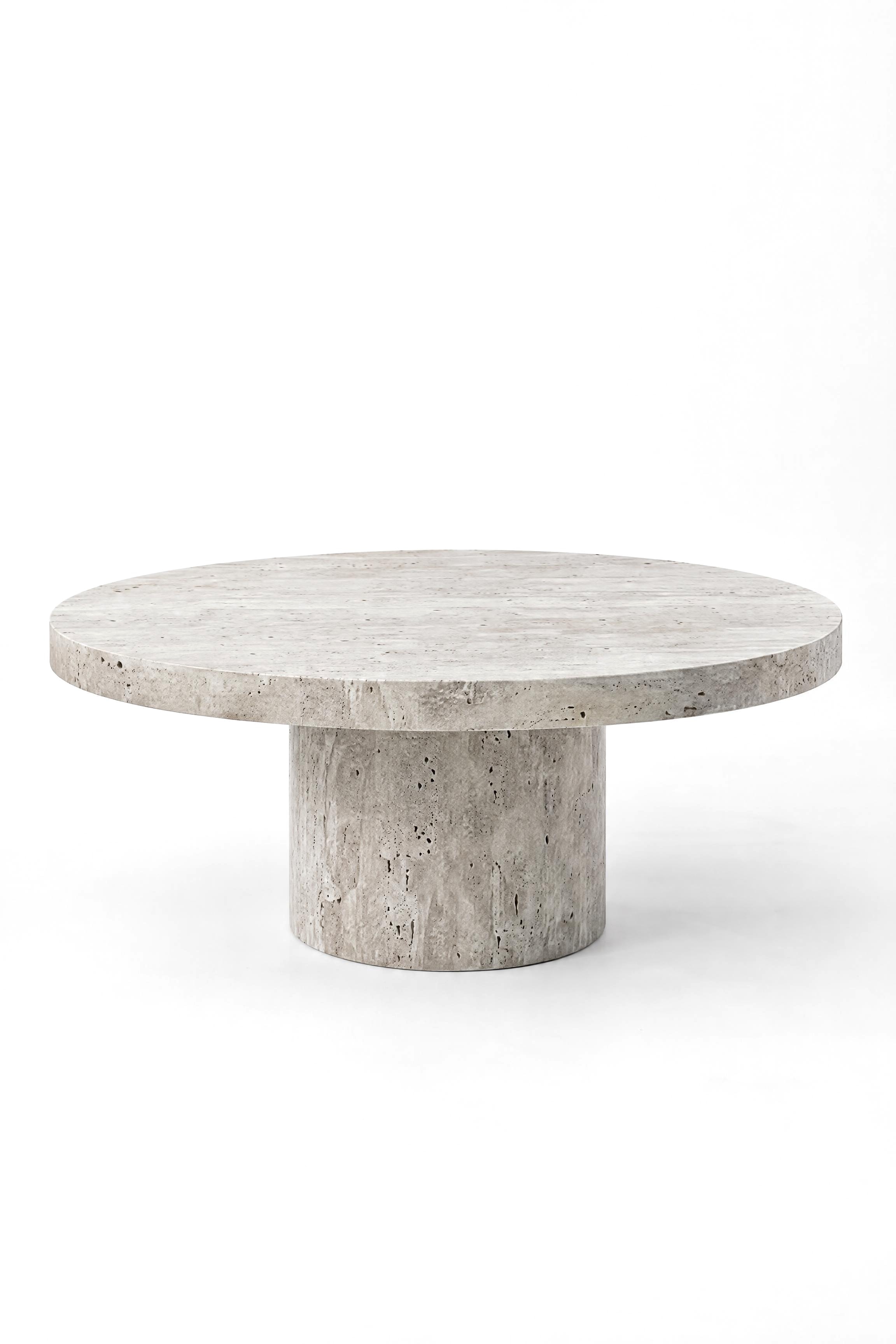 Travertine Coffee Table — Natural